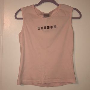 Pink Reebok Tank Top